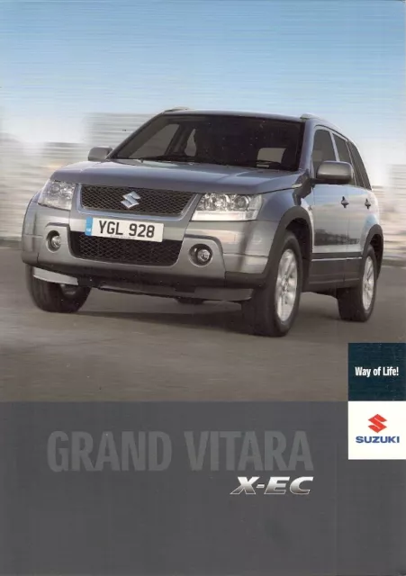 Suzuki Grand Vitara X-EC 5-dr Limited Edition 2007 UK Market Sales Brochure