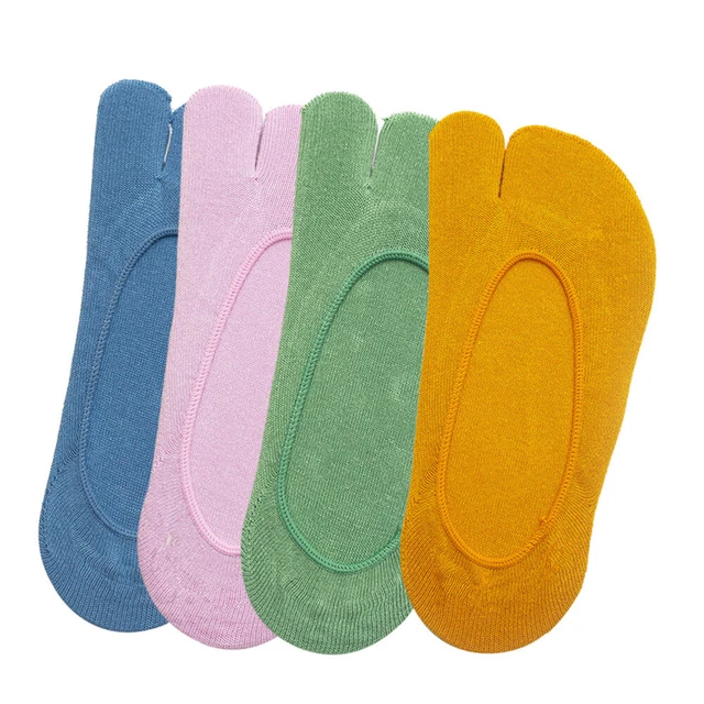 4 Pairs Women s Sports Socks Chaussettes En Coton De Couleur Chaussettes D'été P