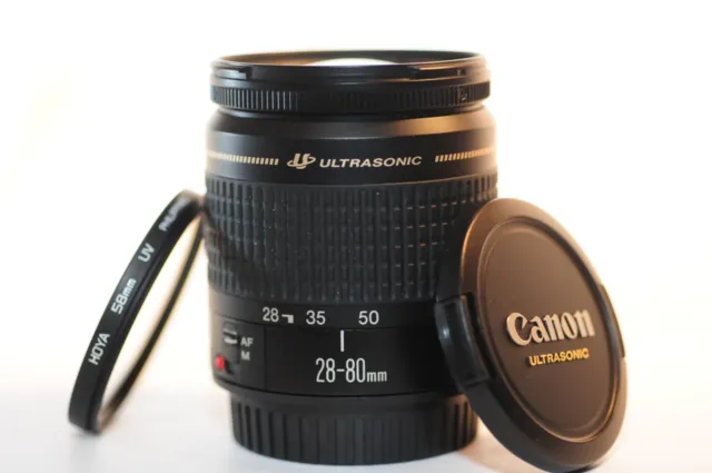 Canon EF 28-80mm f/3.5-5.6 USM lens FULL FRAME for EOS Rebel T8 T7 5D 90D 7D 80D