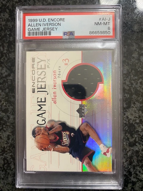 1999/2000 UPPER DECK Encore Allen Iverson Jersey RARE (READ 