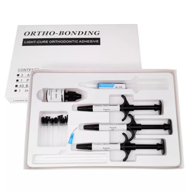 Dental Ortho Light Cure Orthodontic bonding System Bracket Adhesive Kit