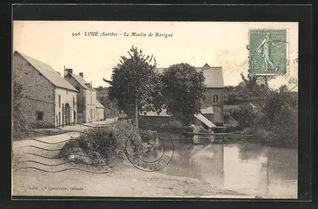 CPA Loue, le Moulin de Barigne