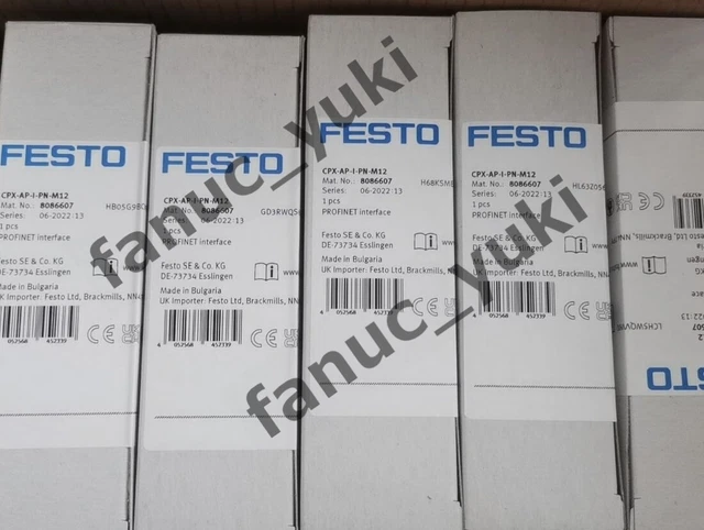 CPX-AP-I-PN-M12 8086607 FESTO Kommunikations-Gateway nagelneu per DHL ...