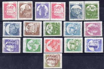 REPUBBLICA IN TARIFFA 1991 L.600 CASTELLI MACCHINETTE 