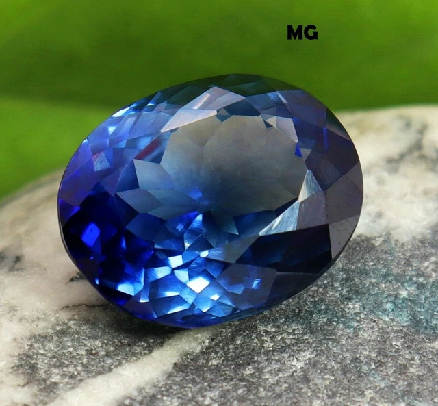 Sans Défaut 14.65 CT Naturel Kashmiri Saphir Bleu Ovale AAA+ Desseré Gemme
