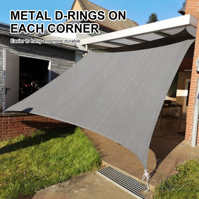 Waterproof Shade Sail Patio Awning Outdoor Garden Pool Sun Canopy Shelter Cover