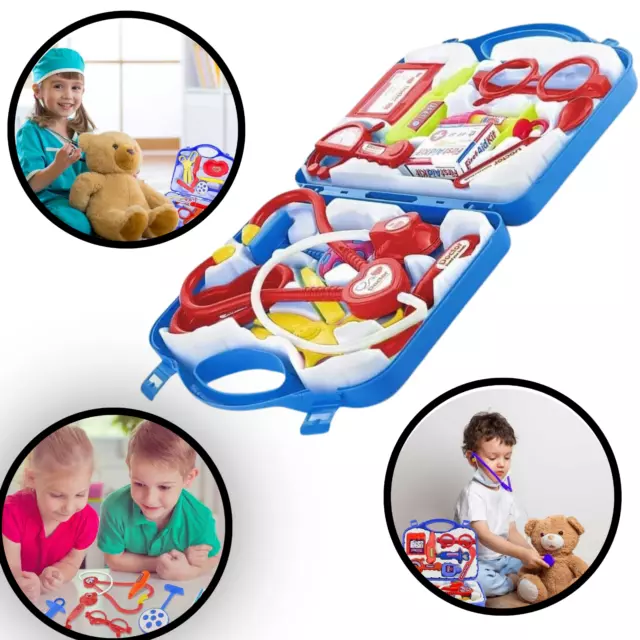 Kinder Kinder Rollenspiel Arzt Krankenschwestern Spielzeug medizinisches Set Kit Geschenk Hartschale