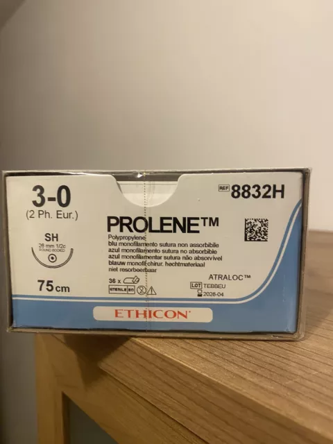 Prolene 3-0, SH Nadel, 75cm, OVP und Neu.