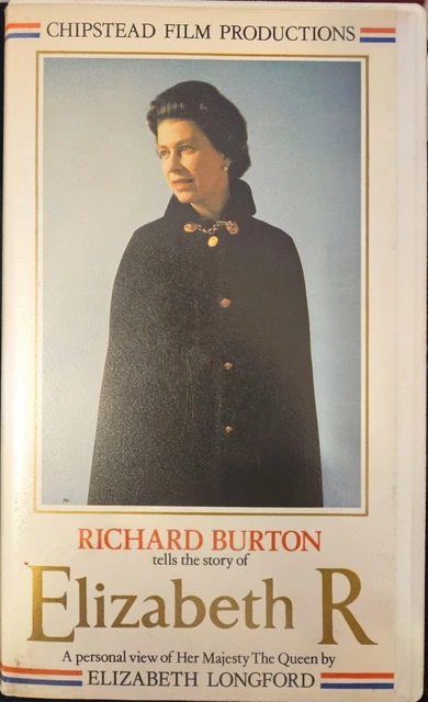 ELIZABETH R VHS Narrated By Richard Burton Based On Book By Elizabeth ...