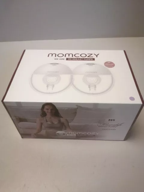 Momcozy Milchpumpe Elektrisch Tragbar Freihändig M5, Doppelmilchpumpe