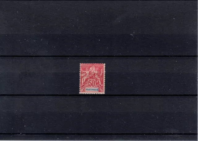 Timbre Martinique France Colonie 1892 N°41 Neuf* Mh