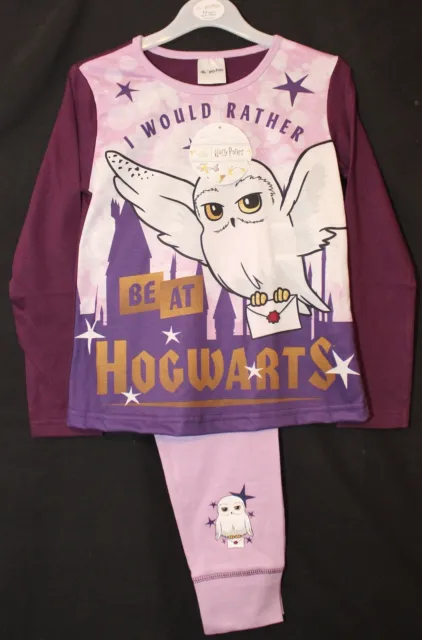 Pigiama Harry Potter ragazza / viola e lilla HEDWIG PIJ The Owl taglie 5-12 anni 2