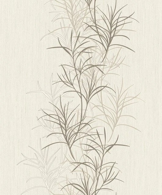 Rasch Tapete Rocknrolle 536003 Hierba Blanco Verde Claro Papel Pintado Fieltro