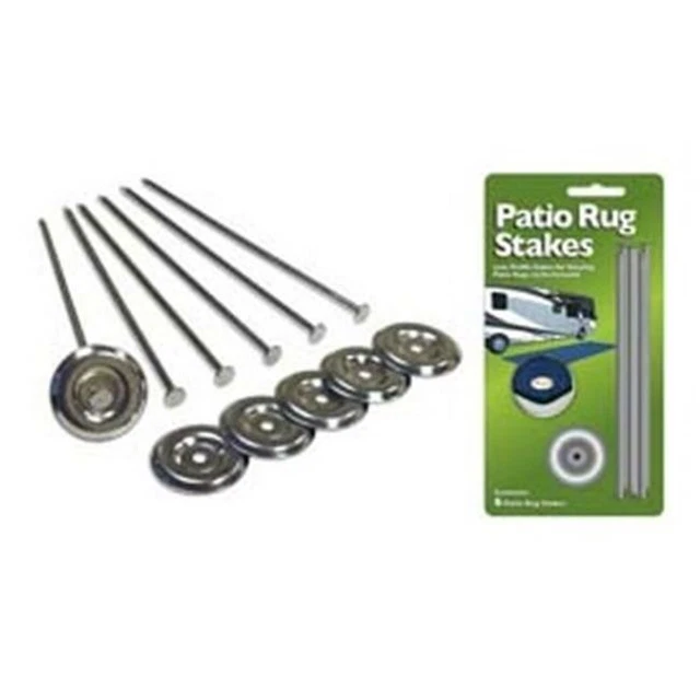 Presto Fit 22001 Camping Mat Anchor - Patio Rug- 6-Pack