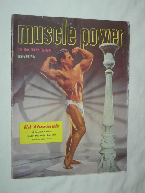 MUSCLE POWER THE Body Builder Magazine 1951 Bodybuilding Weightlifting ...