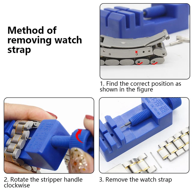 Watchmaker Set PRACTICAL WATCH REPAIR Tool Set For Watchmaker Professional Strap ...