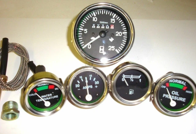 Tachometer Gauge Set for Massey Ferguson Tractor MF35 MF50 MF65 MF135 MF150 -165