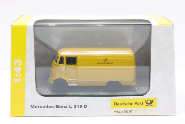 1:43 Premium ClassiXXs 006769 Modellauto Bus MB L 319 D Deutsche Post OVP M32