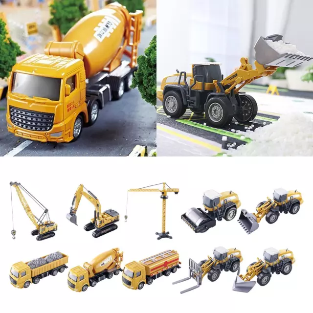Bauwagen Engineering Baufahrzeuge Spielzeug Gabelstapler Bagger Modell