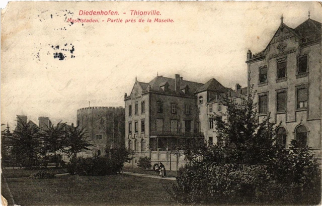 CPA AK DIEDENHOFEN THIONVILLE Moselstaden part near the MOSELLE (454876)