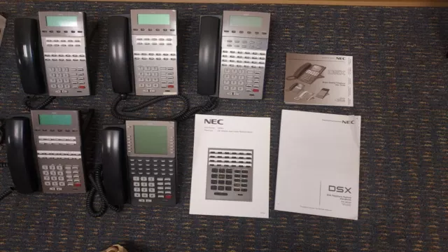 NEC DSX 40 Phone System with 5 Phones + IntraMail 8 Hour Voicemail