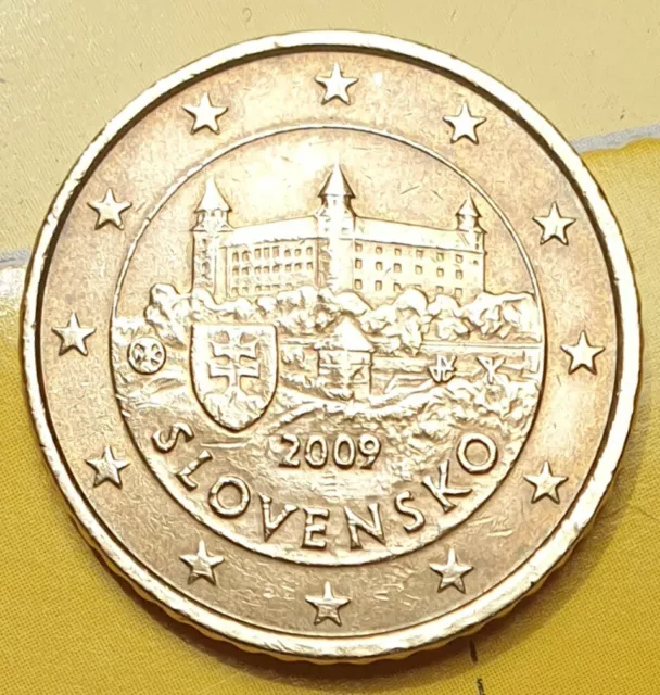 50 Cent Münze € Euro Slowakei 2009 Slovensko