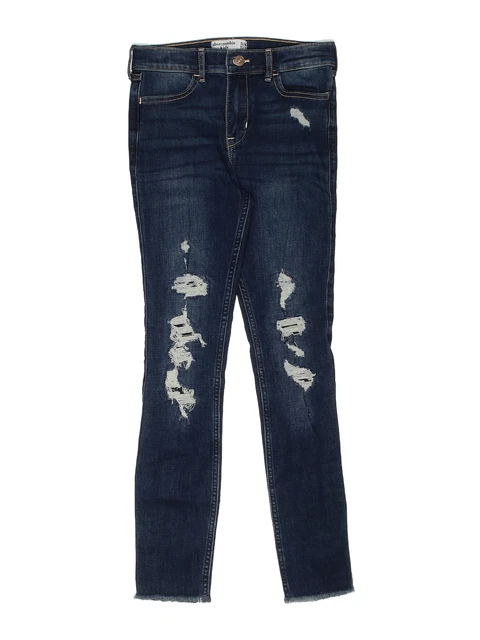 Abercrombie Girls Blue Jeans 12 Slim