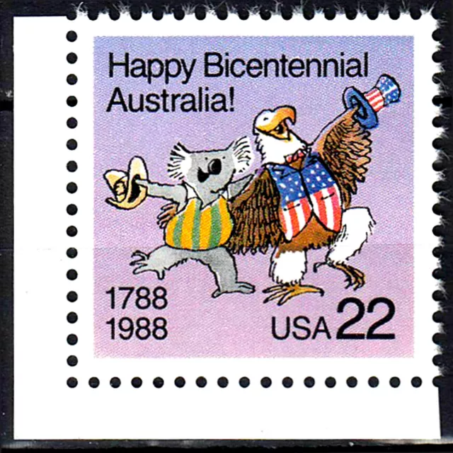 USA Mi Nr. 1963 postfrisch MNH Ecke Australien Adler Vogel Tier Bär Koala Comic