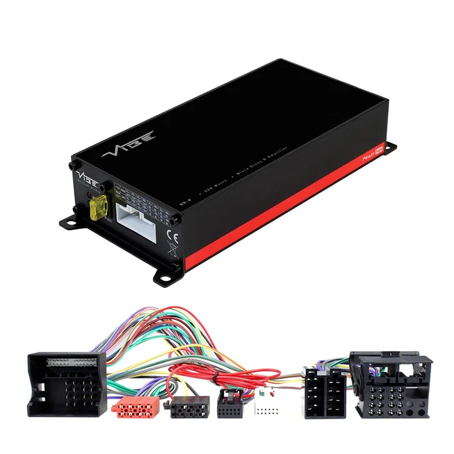 VIBE POWERBOX65.4BMW3 Plug&Play 4-Kanal Verstärker 260W für BMW mit iDrive CiC