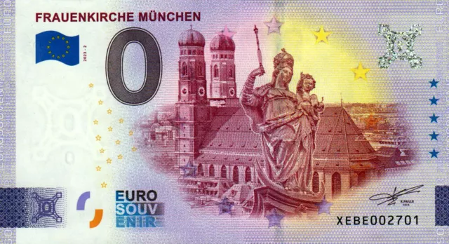 Null Euro Schein - 0 Euro Schein - Frauenkirche München 2023-2