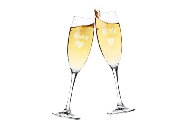 Hochzeit | Champagner | Flöte | Sets | Braut | Bräutigam | Herr | Frau | Feiern