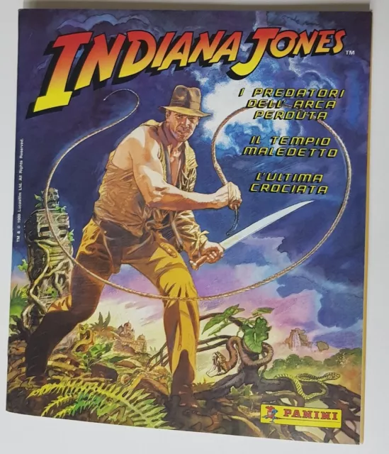 Album Indiana Jones  Panini Nuovo/Vuoto Originale "Rarissimo"