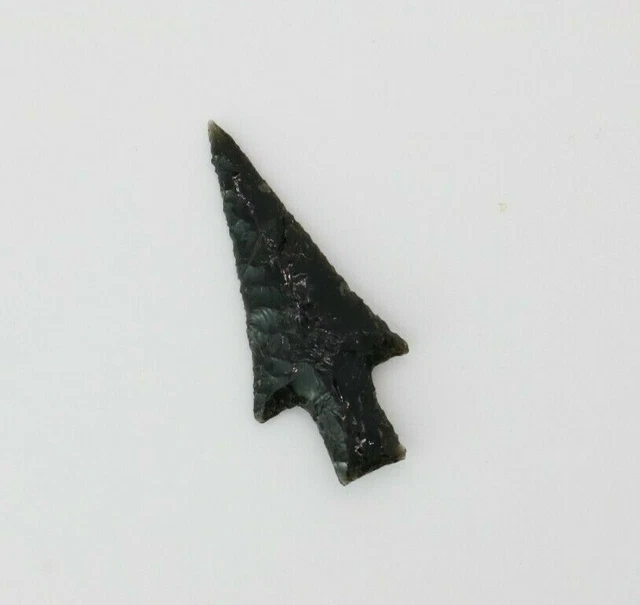 TED ORCUTT NORTHWEST COAST OBSIDIAN FLINT EXOTIC POINT - RARE - CIRCA 1900's