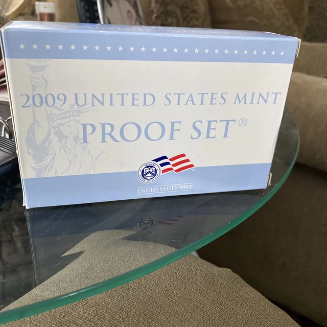 2009 S US Mint Proof Set 18 Coins Original Box & COAs w/Lincoln Proof Set