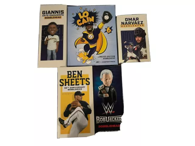 Milwaukee Brewers Bobbleheads-New In Box-You Pick