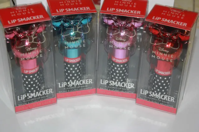 2X Disney Lip smacker Minnie Chrome Mouse signature Flavored Lip Balm PICK YOUR