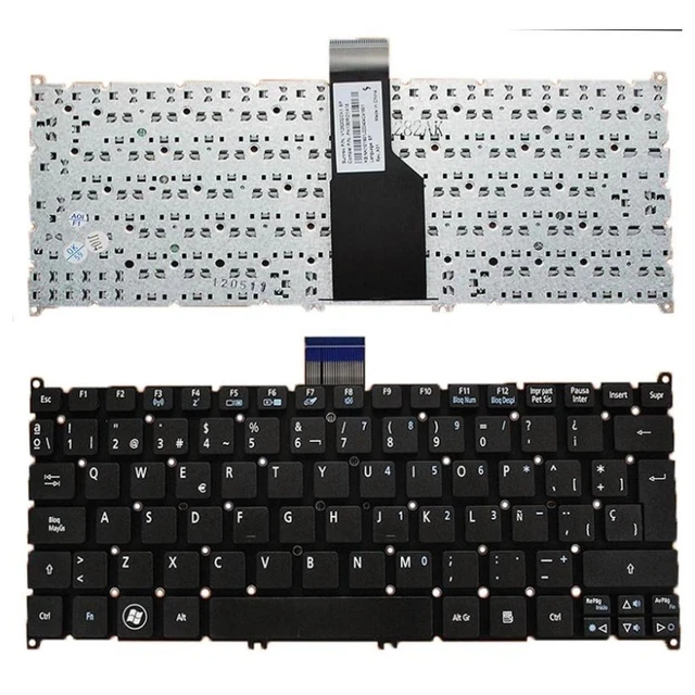 Clavier AZERTY Neuf Pour Acer Aspire 5551G, 5552, 5553 - Modèle Noir, Référence CL-115-5810AZN