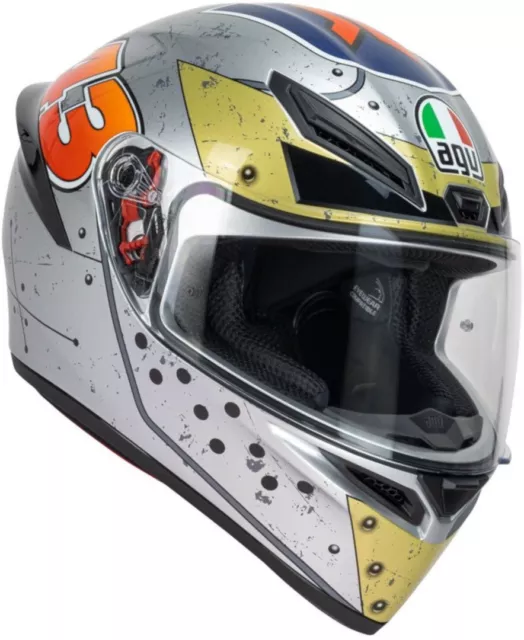 Casque Intégral Moto AGV K1 Miller Phillip Island Taille L Helmet Casque