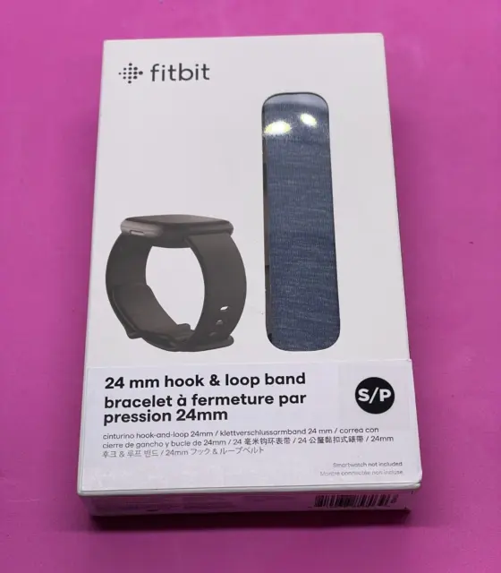 Fitbit 24Mm 24Mm Cinturino Gancio & Anello S/P Nuovissimo In Scatola Nuovo Con Scatola Mai Usato O Indossato