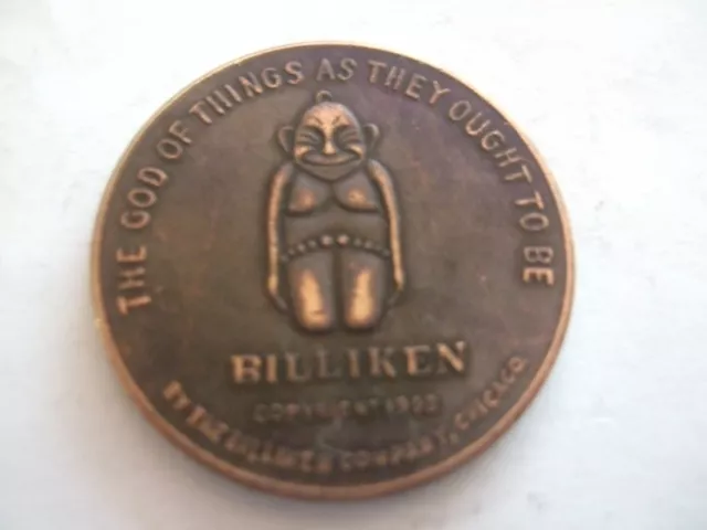 Billiken Good  Luck Collectors Coin 