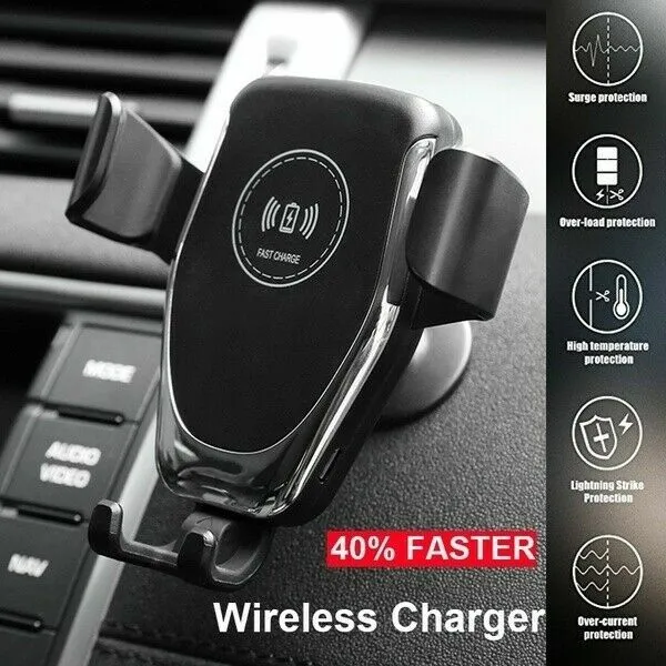 Qi Auto KFZ Handy Halterung Halter mit Ladefunktion Wireless Charger Car Auto