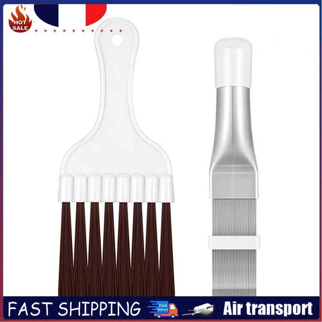 Brosse propre de climatiseur de radiateur de peigne d'aileron d'acier inoxydable