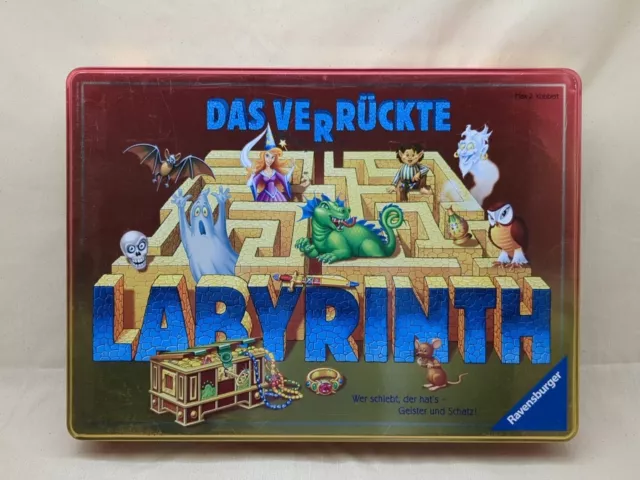 Das verrückte Labyrinth 25 Jahre Jubiläums Edition Ravensburger Metallbox