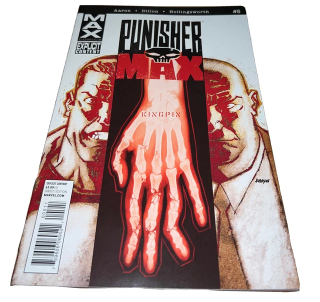 THE PUNISHER-MAX #5 (-9.8) AARON/DILLON/KINGPIN-2012 Marvel Comics