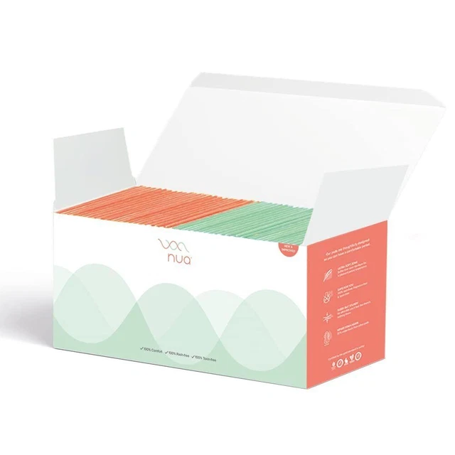 Nua Damenbinden für Damen, Großpackung mit 50 Binden, 25 schweren und 25...