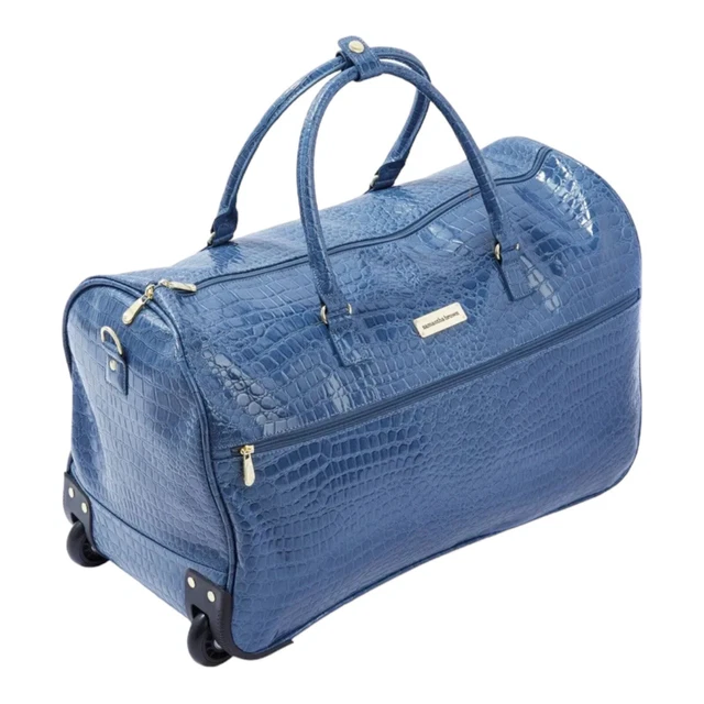 Samantha Brown Wheeled Weekender - Bravo Blue