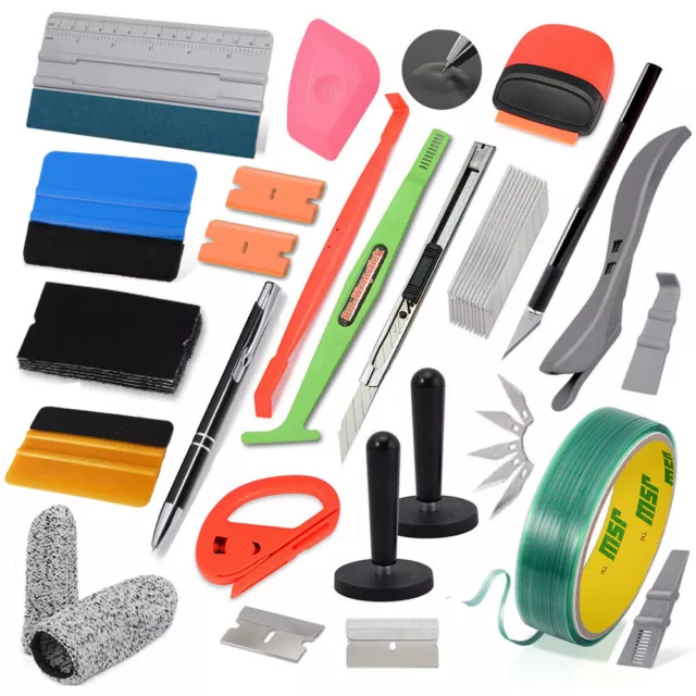 PRO Car Vinyl Wrap Tools Kit Tool Pouch Sign Making Application