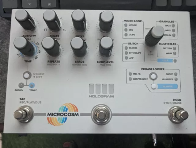 Hologram Electronics - Microcosm Effects Pedal - Looper/Delay/Reverb