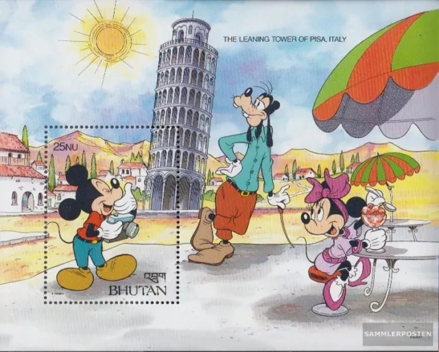 Bhutan Block301 postfrisch 1991 Walt-Disney-Figuren