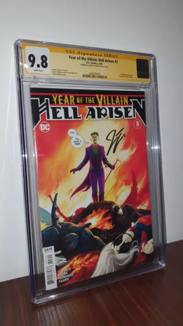 Year of the Villain: Hell Arisen #3 9.8 CGC 1st App Of Punchline Signed Tynion